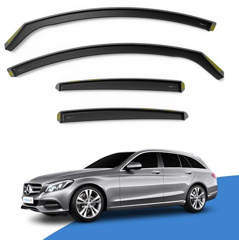 EdgeVisors Wind Deflectors for Mercedes-Benz C-Class W205 Door 4pc