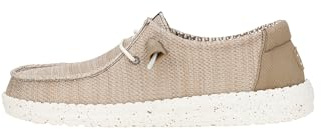 HEYDUDE - Wendy Stretch Sox - Zapatos Estilo Mocasín para Mujer | Cuello de tobillo acolchado, plantilla de espuma extraíble, ajuste similar al calcetín, suela flexible, cordones elásticos