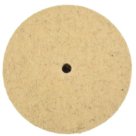 GYQIZSS 1 rueda de pulido de fieltro de lana de 125 mm y 5 pulgadas, almohadillas de lijado, pulidora, herramientas rotativas for trabajar metales, moler acero, piedra y vidrio