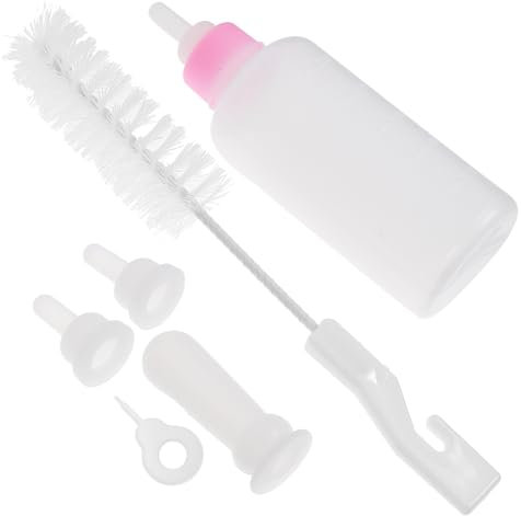 WOONEKY Pet Pflege Flasche Kit Mit Squeeze Hunde Milchflasche Für Welpen Aus Silikon Leicht Weich Verformt Sich Nicht Elastisch Zum Füttern Von Kätzchen Und Neugeborenen