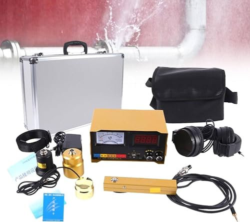 Detector De Fugas De Tuberías, Detector De Fugas De Agua Subterránea, Equipo De Detección De Fugas De Agua Eléctrico, Sensor De Fugas De Agua Para Tuberías, Con Auriculares Y Frecuencia
