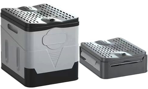 Portable Folding Toilet Camping Potty with Lid for Camping Hiking Travel