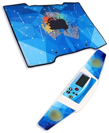 Masyrt Temporizador de control táctil con matze,Temporizador De Competición Táctil,ABS Con Sensor Oculto Y Puerto 2.5mm Para Pantallas Externas Para Cubo Rubik (temporizador+caja de juegos)