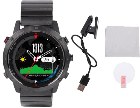 Keenso 50M Smart Watch, Sports Smartwatch, with Depth Sensor, Barometer, for Fitness, Diving, Running, Message Reminder, and Sports
