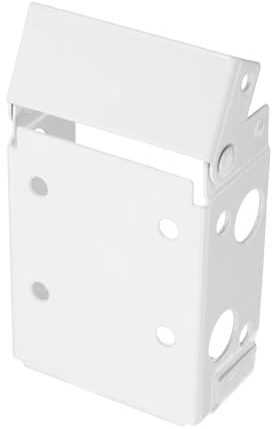 1 stücke Weiß Metall Schnurlose Jalousie Halterungen Universal Montage Hardware for Roller Vertikale Jalousien Low Profile Box