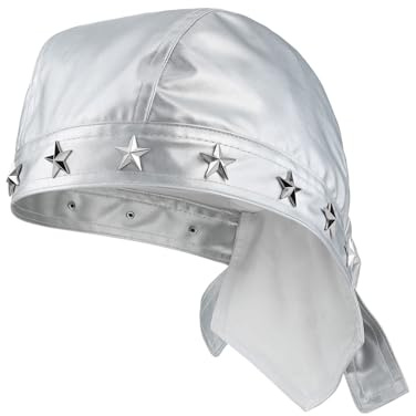 MILAKOO Y2K Motorcyclist Hat Bandana PU Leather Cap for Women Punk Biker Motorcycle Rider Do-Rag Headwear