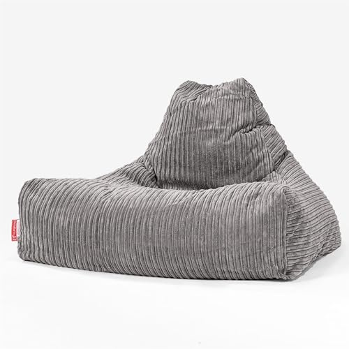 Lounge Pug, Sitzsack Lounge Sessel, Cord Schiefergrau