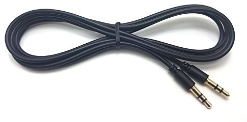 MainCore 3m long Professional Slim Black 3.5mm Jack to Jack Stereo Audio Cable Lead GOLD Connectors