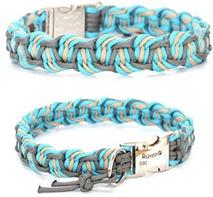 Paracord Halsband - Dance, Hundehalsband, wahlweise mit Gravur und weiteren Extras