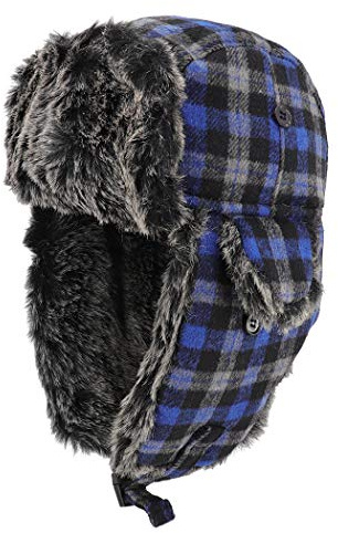 Gisdanchz Fliegermütze Russen Mütze Ushanka Chapka Winter Hut Mit Ohrenklappen