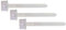 Alberts 310936 Kreuzgehänge | mit verpresstem Stift | galvanisch verzinkt, dickschichtpassiviert | Band 391 x 40 mm | Scharnier 103 x 59 mm | 3er Set