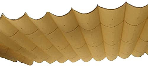 SDKFJ Velas de Sombra Toldo retráctil, toldo Ondulado Utilizado para pérgola de jardín, terraza, protección Solar, Transpirable, Extensible, Sombra, Personalizable 0630(HDPE, Color:Khaki,Size:0.6x3m)