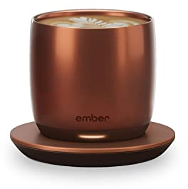 Ember Temperature Control Smart Cup, 6 oz, App-Controlled Heated Coffee Cup, Espresso Mug with 90 Min Battery Life, Copper