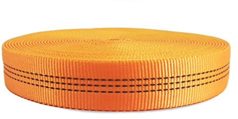 NewDoar 1 Zoll Kletterband, Klettergurtband UIAA & CE-zertifiziertes Nylon-Schlauchgurtband, Robustes DIY-Gurtband für Rettung, Felsarbeiten, Sicherungspunkte & Outdoor-Anwendungen pro Yard
