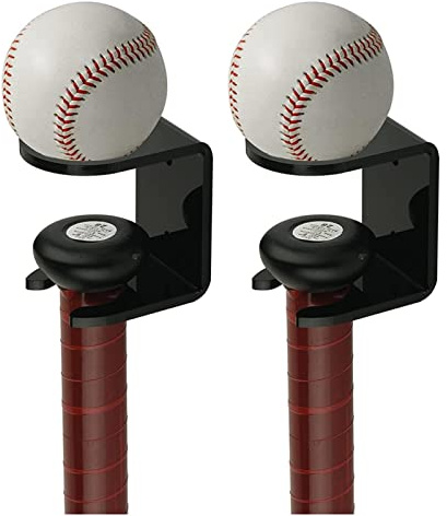Baseball Schläger Halterung - 1 Paar Acryl Baseballschläger Halter | Wandmontage Display Regal Für Schläger, Vertikale Ballanzeige Für Zuhause Und Büro