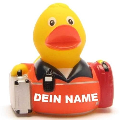 Badeente - personalisierbar (Rettungssanitäter Ente)