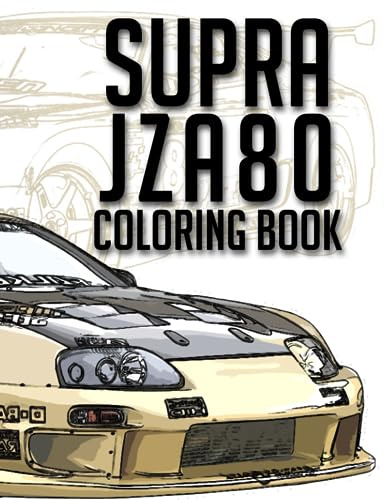 Supra JZA80 Coloring Book