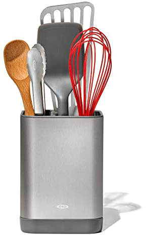 OXO Adjustable Stainless Steel Holder-Small Utensil Organizer