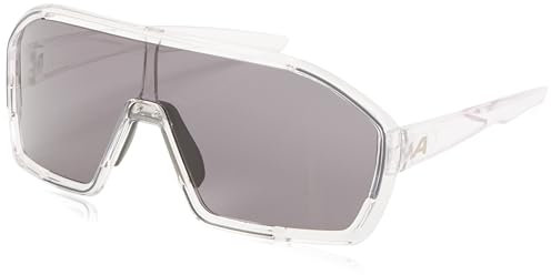 ALPINA BONFIRE - Beschlagfreie, Vielseitig Einsetzbare Sport- & Fahrradbrille Mit 100% UV-Schutz Für Erwachsene, transparent gloss, One Size