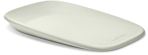 Nattou Wickelauflage 50x70 cm - Wickelauflage Abwaschbar und wasserdicht auf PU-Schaum - Leicht und weich Baby Wickelunterlage - Wickelmatte mit erhöhten Rändern - Grün