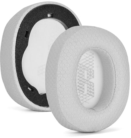INF Ersatz-Ohrpolster für JBL E65BTNC/Duet NC/Live 650 BTNC/Live 660 BTNC, Verbessertes Klangerlebnis, Angenehm und weich zu tragen, Mesh und Memory-Schaum Material