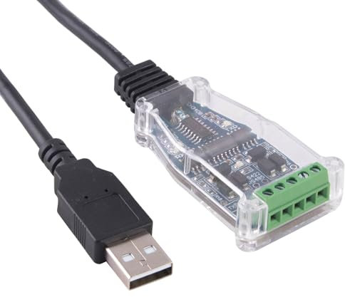 HXNH Adaptador USB a RS485 compatible con múltiples plataformas operativas, conexión sin problemas de 150 cm