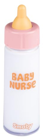 Smoby - Baby Nurse - Magic Bottle - for Baby Dolls - Contents That Make Them Disappear - from 12 Months