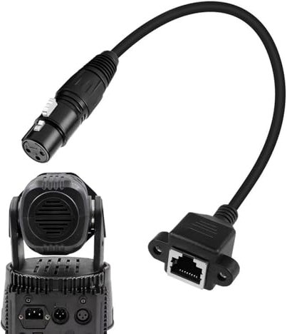 RJ45 Adapter Cable - 3 Pin Female Network Connector RJ45 Adapter Cable - Audio Connector Extension Ethernet Converter Accessories for Recording Studios