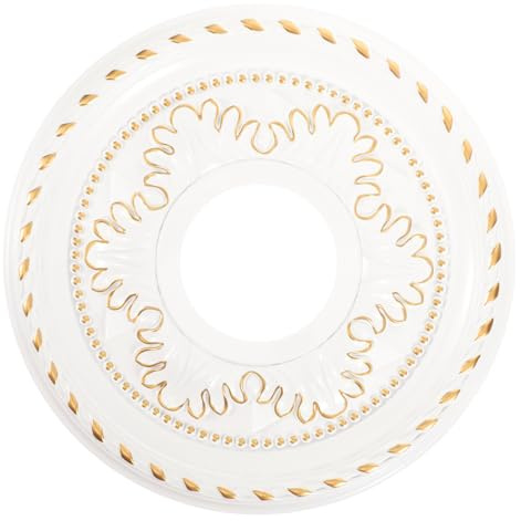 GLEAVI French Chandelier Medallion Ceiling Plate Retro Lamp Panel Decoration Ceiling Rosette Medallion for Light Fixtures