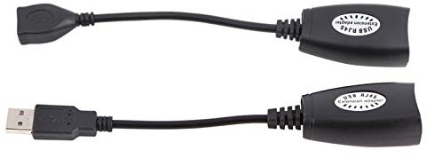 XUMIUZIY Adaptateur USB 2.0 à RJ45, Femelle Masculine USB à RJ45 Extension Extension Extender Adaptateur Cable Câble câblé, sur RJ45 Cat 6/5