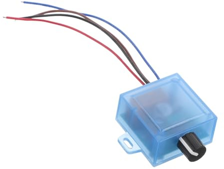 DECORNIJIA Adattatore Plastico Ritardo Segnale Audio Auto Regolabile 1-17 Secondi per Subwoofer Amplificatore Audio Antirumore