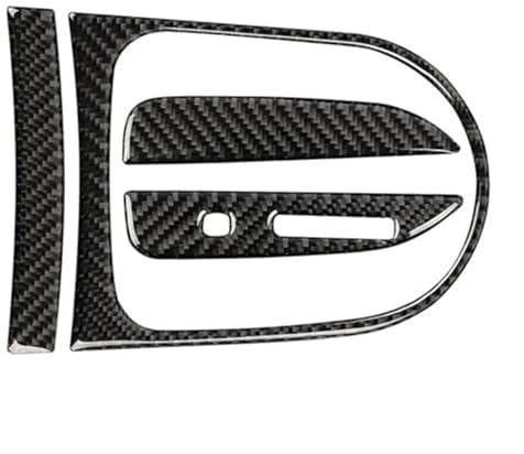 HUVNEXA Kit d’outils for habillage de couvercle panneau boîte changement vitesse voiture ABS, for Ford, for Mustang, for 2015 2016 2017 Superposition de cadre de levier de vitesse de véh