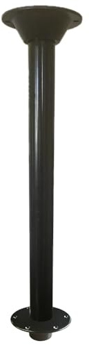 NORLYT Island Table Stand Leg Set Kit fit Caravan/Campervan/Motorhome/Horsebox/Camper Conversion - Includes Base and Island Table Leg with Screws - Stainless Steel
