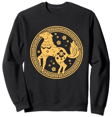 Nouvel an Chinois 2026 Année du Cheval de feu Signe du Zodiaque Sweatshirt
