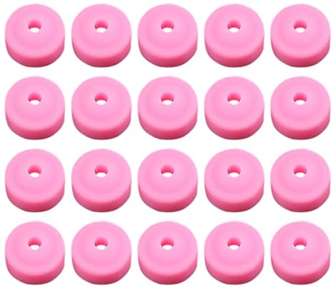 Happyyami Staubschutzhüllen 30er Pack Silikon für Schleifköpfe Nagelfräser Schutzkappen für Nail Art und Maniküre