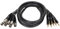 MUSIC STORE MC-08 8 voies Multipaire 3 m XLR-mâle/Jack symétrique - Câble multiconducteur