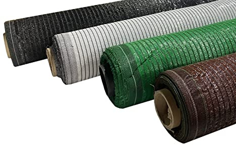 FERRETERIA LEPANTO Malla de ocultación, Malla Protectora, Tela de sombreo 95gr/m², Sombra y privacidad para tu Jardin, Ideal para Vallas y barandillas (1x25 m, Negro)