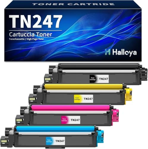 TN247 TN-243 CMYK Toner Kompatibel für Brother MFC L3750CDW DCP-L3550CDW | TN243CMYK TN-247 Kompatibel für Brother MFC-L3750CDW HL-L3210CW MFC-L3770CDW HL-L3270CDW (Schwarz Cyan Gelb Magenta, 4 Pack)
