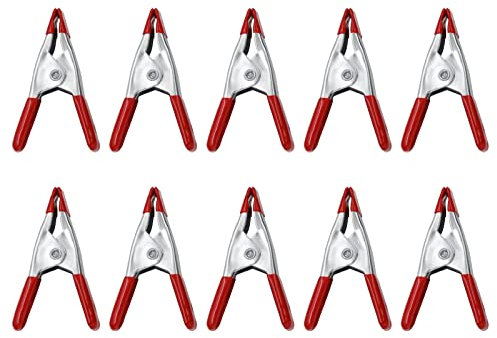 A-förmige Metall-Federklammern, Mehrzweck-Federklemmen, für Holzbearbeitung, Elektriker, leistungsstarke Federklemmen, A-Clip, Handwerkzeuge, 10 Stück