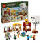 LEGO Minecraft The Ghast Balloon Village Attack - Building Toy incl. Steve's House, Exploding Fountain Function, 4 Minifigures & an Iron Golem Figure - Collectible Movie Set for Kids, Ages 10+ - 21273