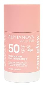 ALPHANOVA SANTE Stick visage solaire invisible SPF50 Daily Sun - 17ml
