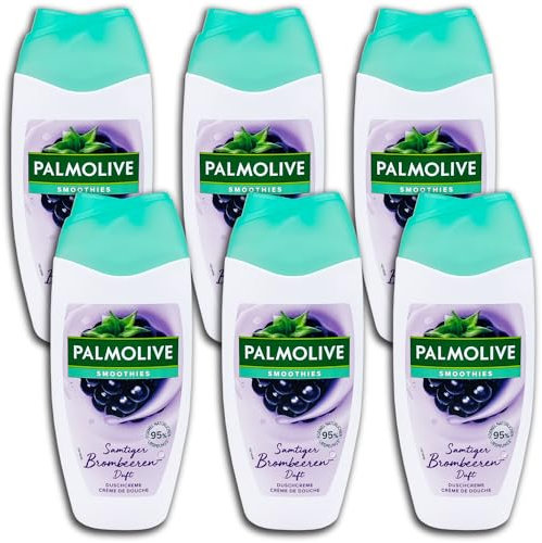 6 er Pack Palmolive Cremedusche Samtiger Brombeerenduft 6 x 250 ml Duschgel
