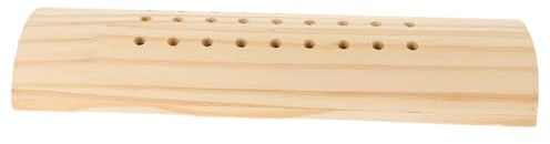 POPETPOP Almohada Cervical De Madera para Alivio De Dolor De Cuello Reusable con Moxibustión Suave para Uso Doméstico y Soporte Lumbar Ergonómico