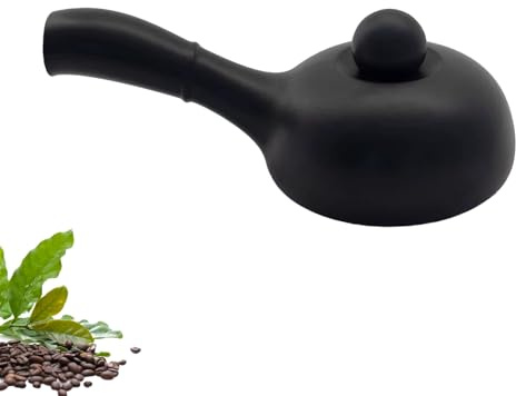 Hemmabryggare för keramisk kaffe, handhållen bönrostare med förlängt handtag, praktisk maskin för kafferostare på spisen, jämn rostning, för bönor, te och spannmål