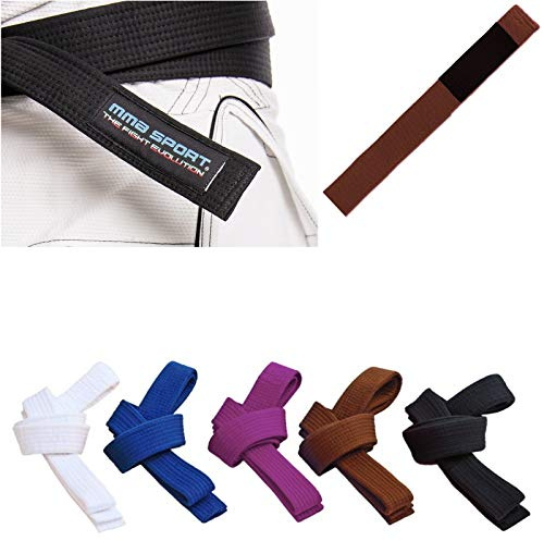 mmasport Cintura BJJ Belt Jiu Jitsu Kimono - gi 100% Cotton 6 mm (A1 / 270 cm, Marrone)