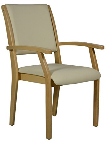 Devita - Premium Seniorenstuhl Kerry - Wählbare Sitzhöhen - Made in Germany - Komfortabler Echtholz Stuhl für Senioren in verschiedenen Höhen von 43 cm bis 55 cm