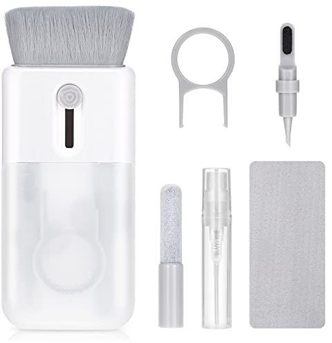 Gatuida Reinigungsbürste für Tastatur, 2-Sätze 7 in 1 Elektronik-Reinigungsset, Tastatur-Reinigungsset mit Bürste, Multifunktionales Reinigungsset für Kopfhörer, Tastatur, Laptop, Telefon, PC-Monitor
