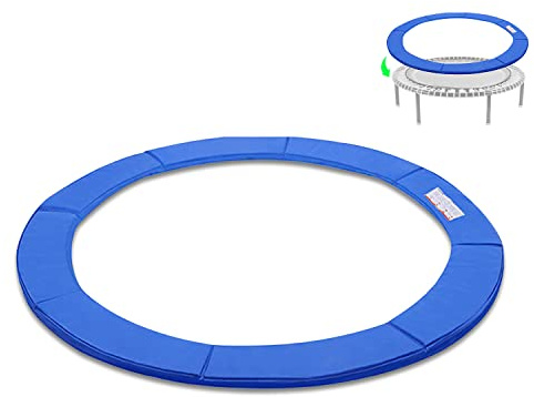 Ansobea Housse de protection pour trampoline de jardin - Résistant aux UV - Résistant aux déchirures - Diamètre 244 - Bleu