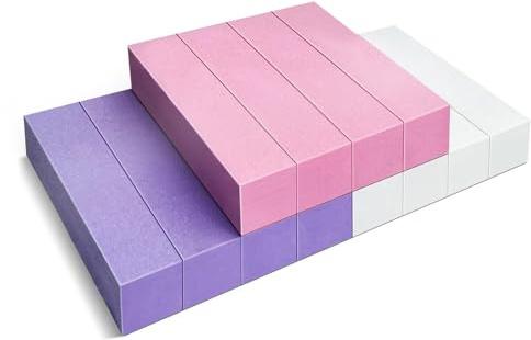 Hitchuey 12 Stück Buffer für Nägel, Nagelfeilen für Gelnägel, Feilen für Gelnägel für Maniküre, Pediküre und Nagelmodellage, Maniküre Werkzeug