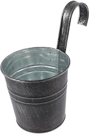 ANDRESLAD Pot De Fleurs Suspendu en Métal Rustique Drainage Multi-usages Décoration Dintérieur pour Salon Balcon